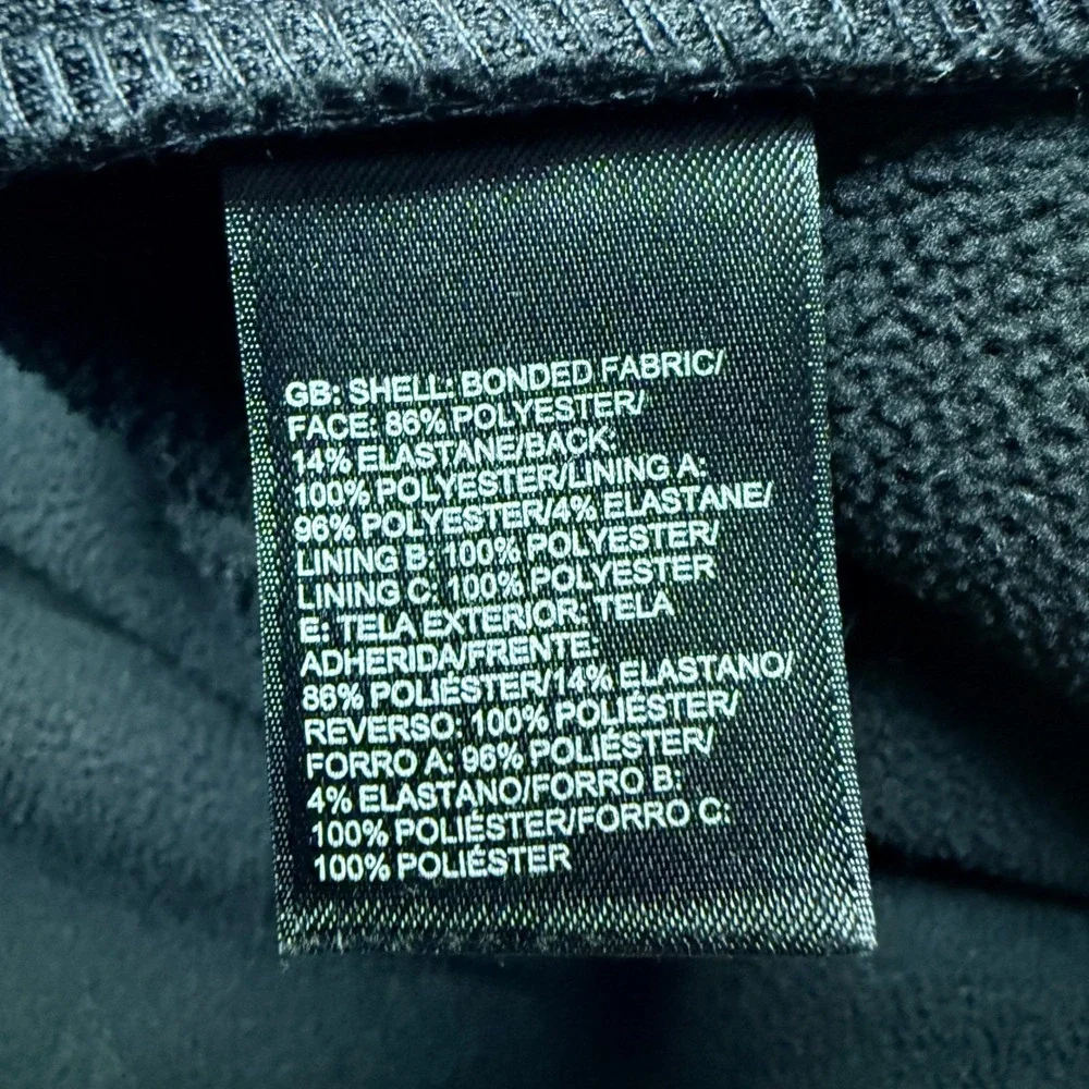The North‎ Face WindWall Softshell Jacket Mens Medium Black Full Zip Apex Bionic